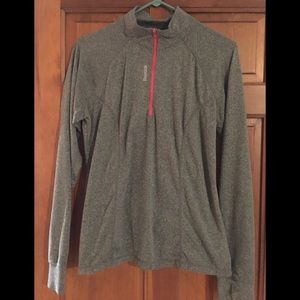 Long sleeve Reebok work out shirt with thumb holes